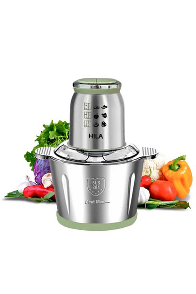 Un 3-liter 1200W electric stainless steel chopper, German technology