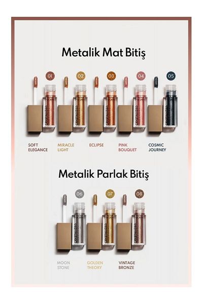 NOTE Note Cosmetics Crystalized Metallic Liquid Eyeshadow - 07 Golden Theory