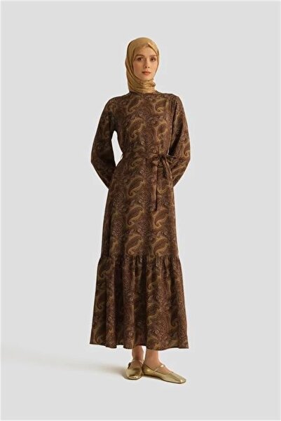 Armine Trend Elbise 25yt906 Kahverengi