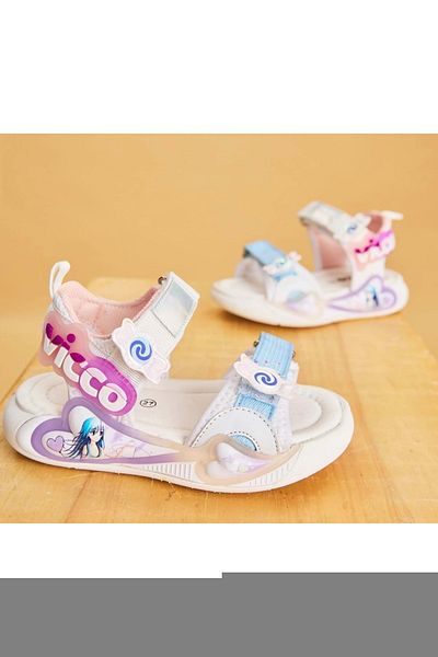 Vicco Arial Orthopedic Children's Sandals White