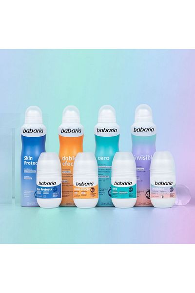Babaria Deodorant spray without antibacterial alcohol, Skin Protect+, Babaria, 200 ml