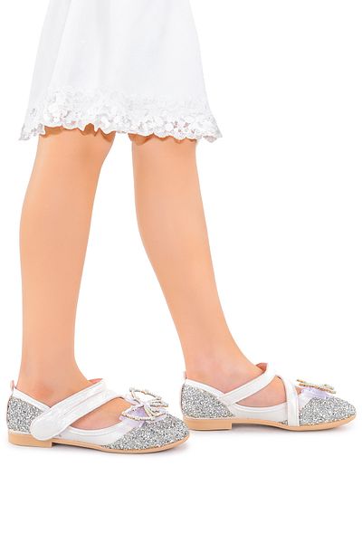 Kiko Kids Balerini pentru fete Vakko Velcro Bow Arç 08