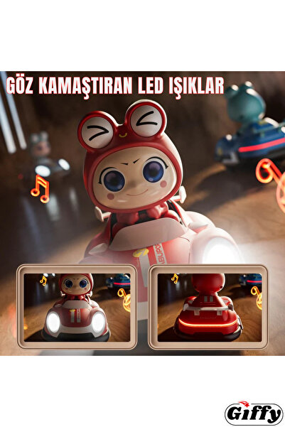 Genel Markalar Oyuncak Uzaktan Kumandalı Çarpışan Arabalar Şarjlı Drift Atan Hız Ayarlı Sesli Işıklı Müzik Efektli