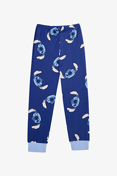 Penti Unisex dětská pyžamová souprava Fam Stitch tmavě modrá