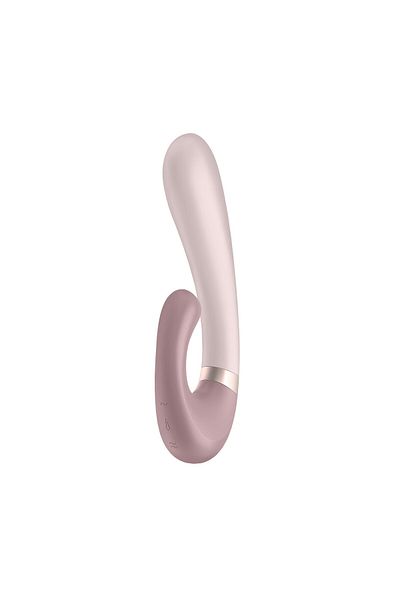 Crushious Vibrator cu Functie de Incalzire, Control prin Aplicatie, Placeri Supreme, Satisfyer Heat Wave, Roz