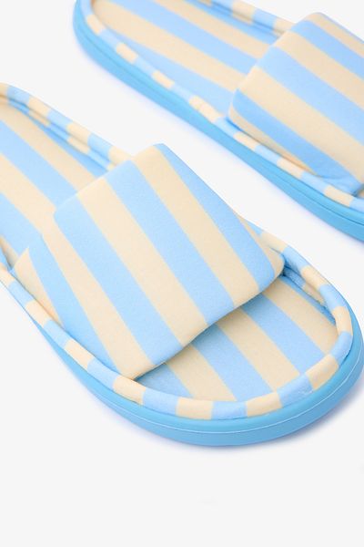 Penti Mona Striped Light Yellow Slippers
