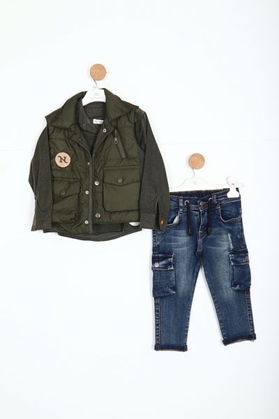 xo kids moda Boy's Top and Bottom Set 2-5 Years 12094