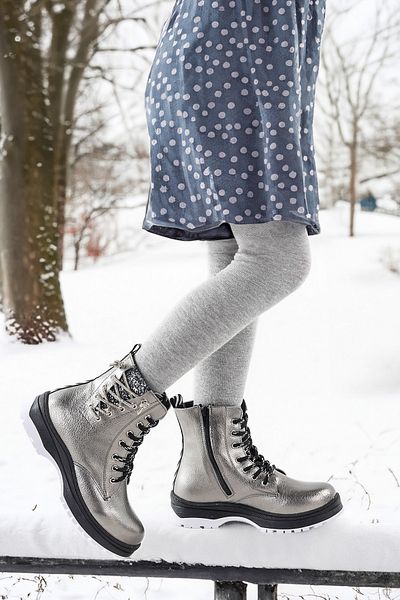 Kiko Kids Thermo Sole Girl's Boots 621 Wrinkled Stone
