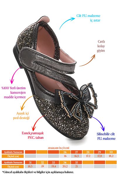 Kiko Kids Balerini pentru fete Vakko Velcro Bow Arç 08