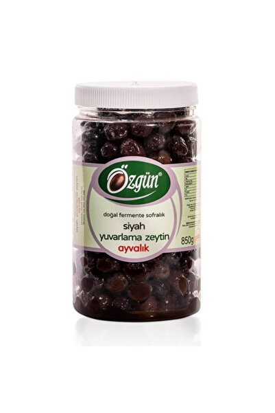 ÖZGÜN ZEYTİN & ZEYTİNYAĞI (2024-2025YENİ MAHSÜL) 1 Lik Pet Yuvarlama Siyah Ze...