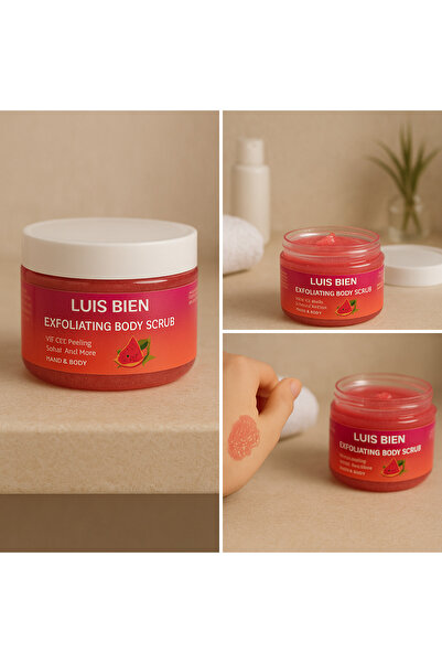 Luis Bien Body and Hand Scrub With Watermelon, Aloe Vera and Sea Salt 300ml