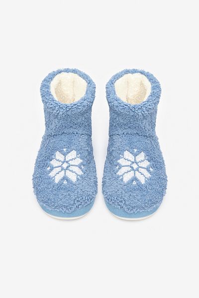 Penti Сини домашни ботуши Snowflake