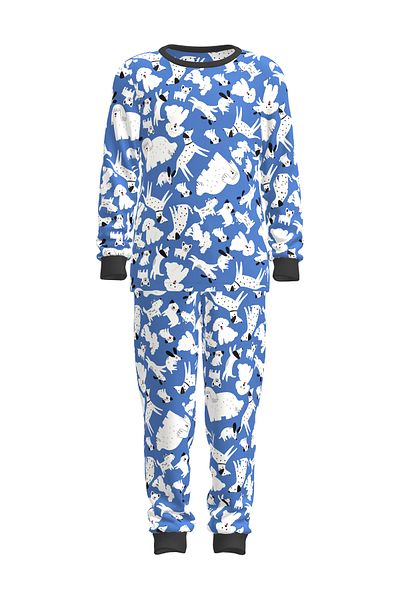 Penti Unisex Kids Dot Dog White Jumpsuit