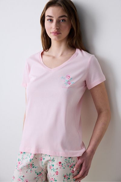 Penti Pink Roses Hosen-Pyjama-Set