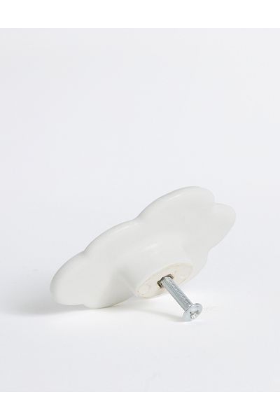 MaisonNord Bulut Porcelain Single Child Handle - White