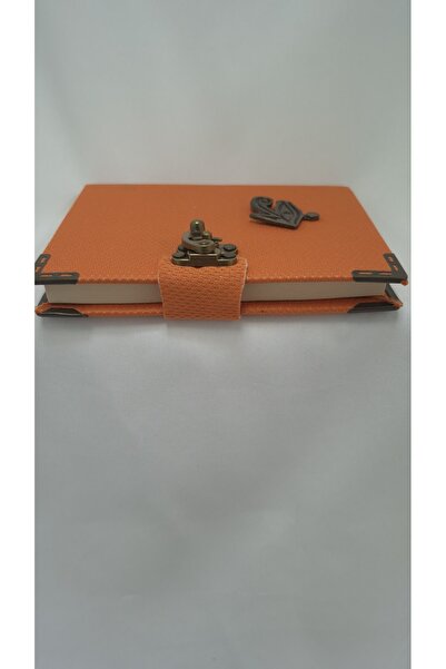 Land of Souvenir Fabric Covered Notebook with Lock Accessories