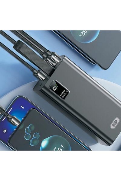 SP SPON ISNUP SP Power Bank, 30000mAh High-Capacity Battery Charger with 100W In/Out Power Delivery