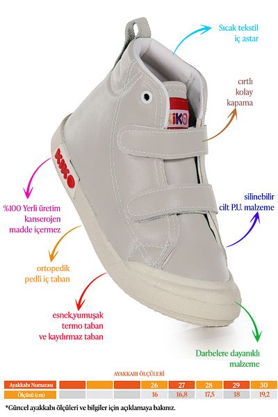 Kiko Kids Garf Daily Velcro Boys Boat Παπούτσια