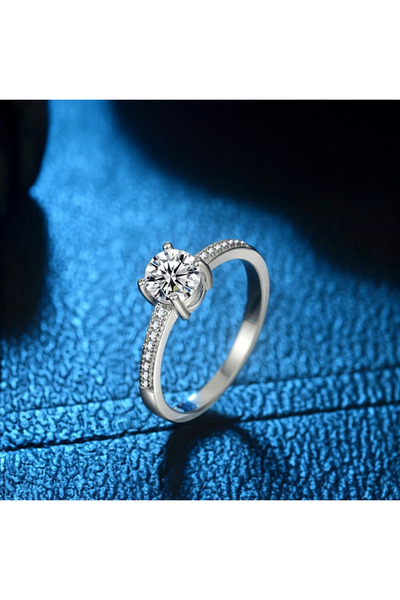 OEM Inel Logodna Daizy tip Sparkling din Argint S925 / Rodiu cu pietre Zirconiu - 53