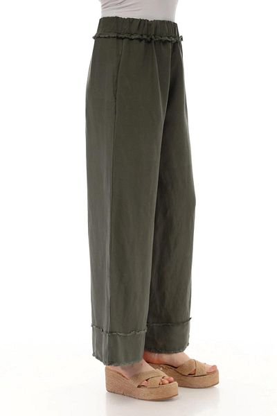 Ranasubaşı 2124 Linen Trousers Khaki