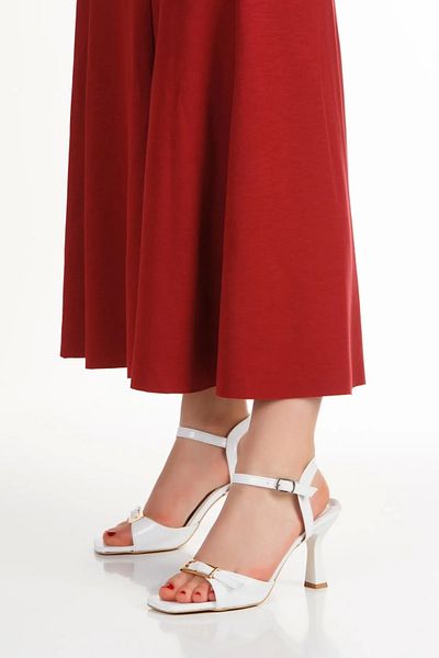 mermaid shoes Women's Thin Heeled Summer Shoes with Stylish Buckle on the Front