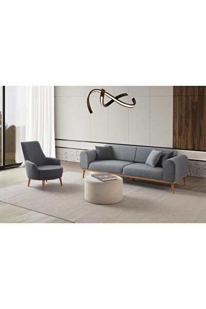 Haliloğlu Paris 3+1 Koltuk Takımı Gri