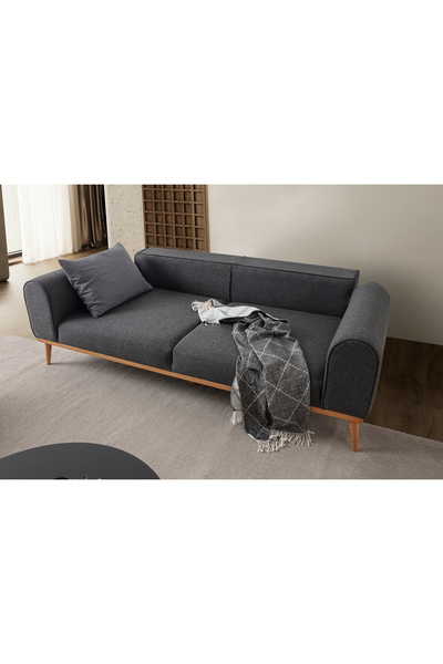 Haliloğlu Paris 3+3 Koltuk Takımı Antrasit