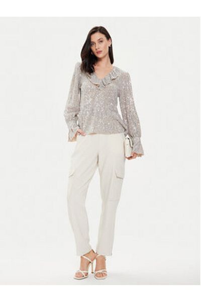 Karen by Simonsen Pantaloni din material textil pentru femei 10104876 bej