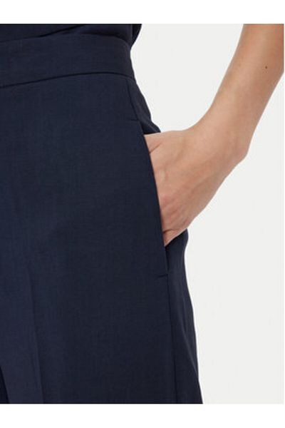 Vicolo Pantaloni din material textil pentru femei TB1562 bleumarin