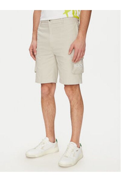 KARL KANI Men's Fabric Shorts 60100045 White
