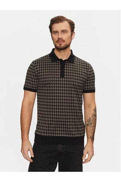 Karl Lagerfeld Men's Polo 745084 551202 Black