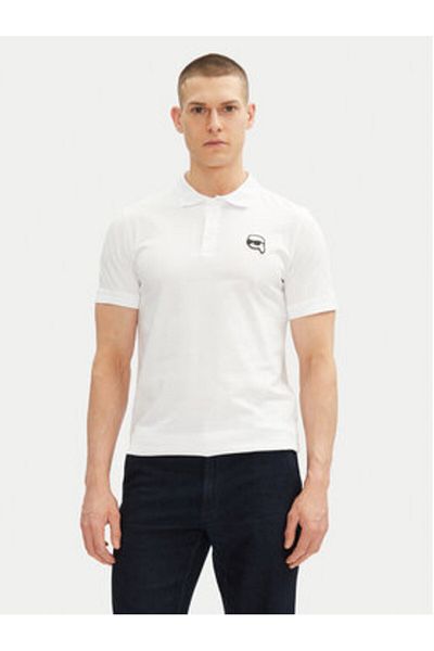 Karl Lagerfeld Polo bărbătesc 745710 500224 Alb
