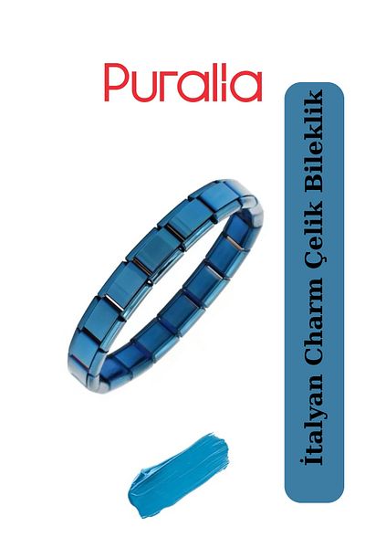 Puralia Italian Charm Steel Bracelet - Without Writing