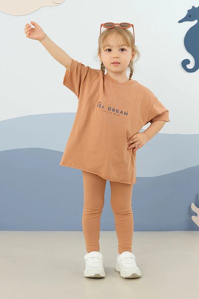Mioma Kids Basic Suit Salmon with Tights