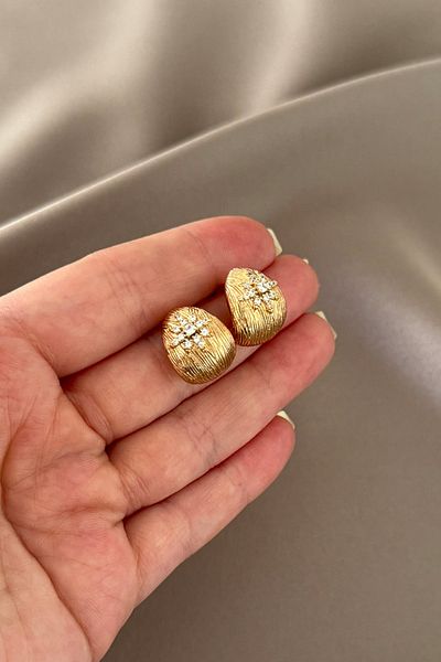 laria jewelry Star Stone Vintage Earrings