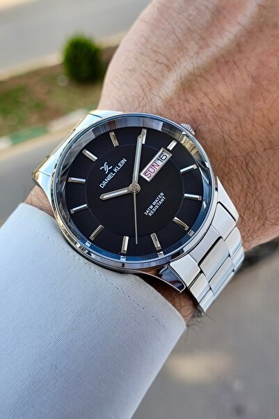 Daniel Klein Silver Siyah Renk Erkek Kol Saati