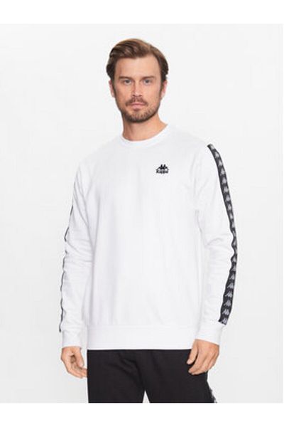 Kappa Mens Sweatshirt 313005 White