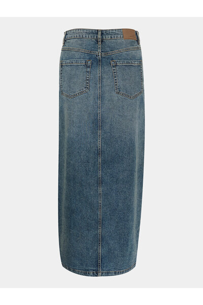 Kaffe Fustă din denim pentru femei 10508123 albastră