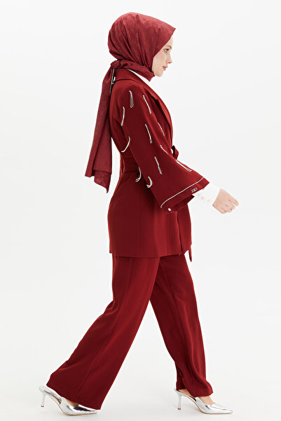 Setrms Sarkıt Taşlı Ceket Pantolon Takım