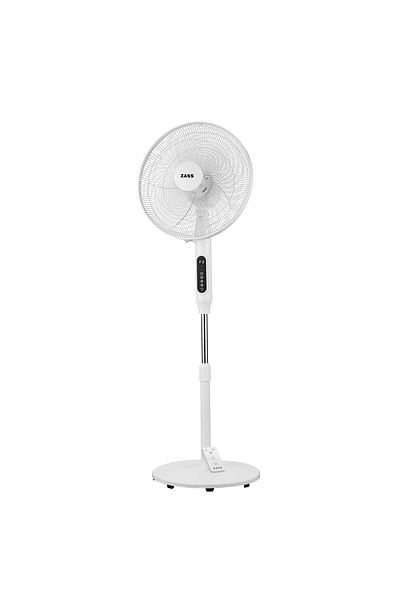 Zass Zftr 04 Pedestal Fan With Remote Control, 55w, Temporizator, Display Led, 3 Fan Mode, Remote