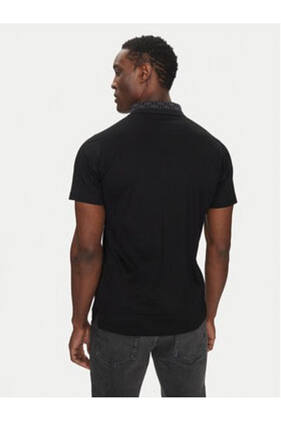 Karl Lagerfeld Men's Polo 745001 552200 Black