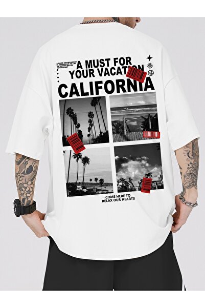 Bengi Clothing Tricou imprimat cu mânecă scurtă cu croială supradimensionată