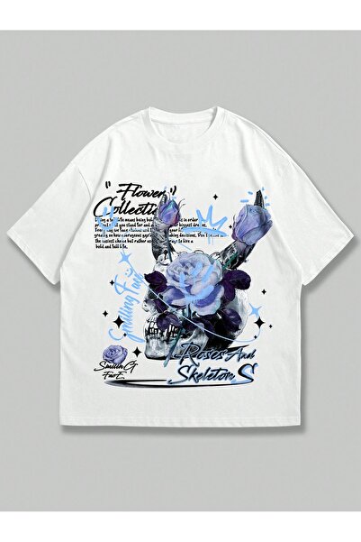 Bengi Clothing Tricou imprimat cu mânecă scurtă cu croială supradimensionată