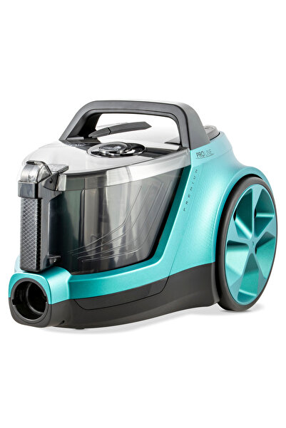 Zass Cyclonic vacuum cleaner, bagless Zass ZVC 22 TURQUOISE 800W, Filter WHF Plus, Hepa 13, Capacity 3.1L