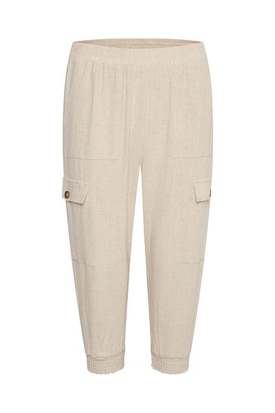 Kaffe Pantaloni din material textil pentru femei 10505458 bej