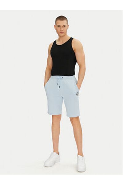 Karl Lagerfeld Pantaloni scurți sport pentru bărbați 705014 552900 albaștri