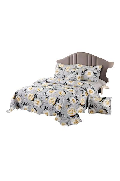 OEM Bedspread Set, 5 Pieces, 100% Cotton, Double Bed, 230×250 Cm