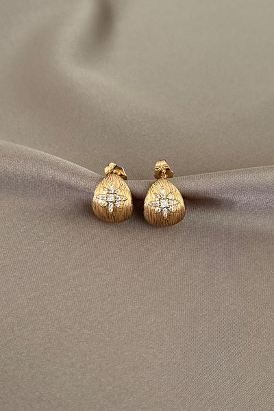 laria jewelry Star Stone Vintage Earrings