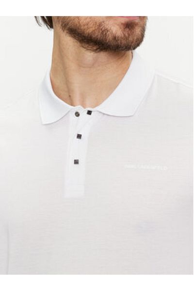 Karl Lagerfeld Polo bărbătesc 745000 542200 Alb