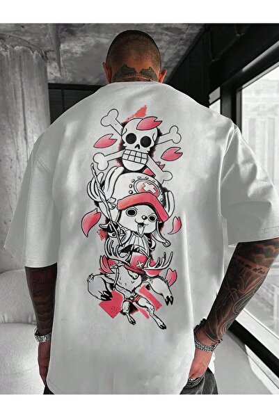 Jose Clothing تي شيرت مطبوع بأكمام قصيرة وقصة كبيرة الحجم